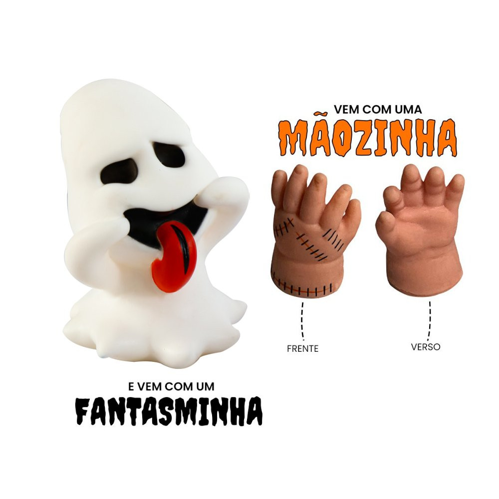 Boneca Vavazinha Mãozinha E Fantasminha Inspiração Série Wandinha